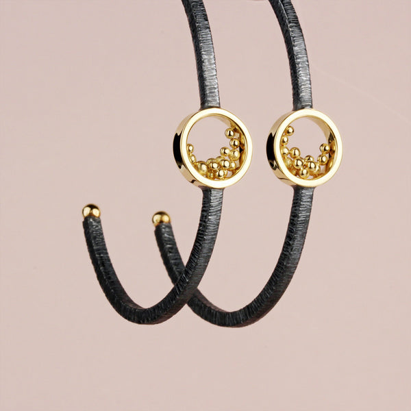 'O' WaterDrop Hoop Earrings