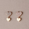 Dangly  Heart Earrings